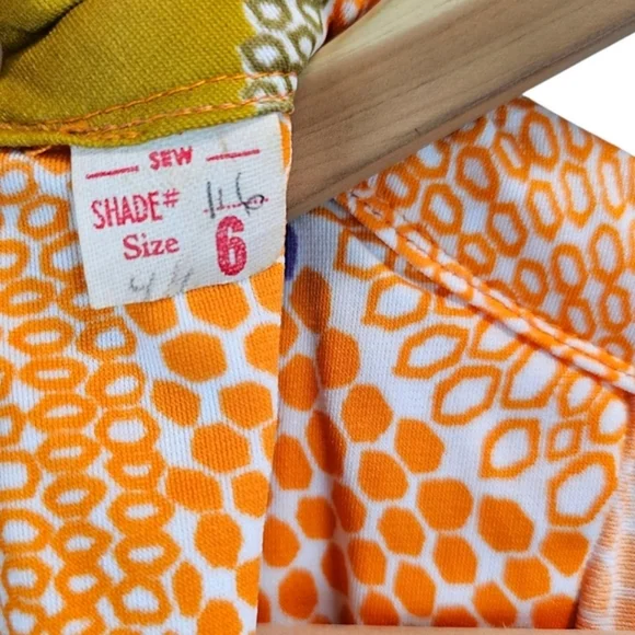 Vintage 1960s Halter Maxi Dress Else Smith For Dalani 6 Retro Boho Psychedelic - Picture 14 of 16